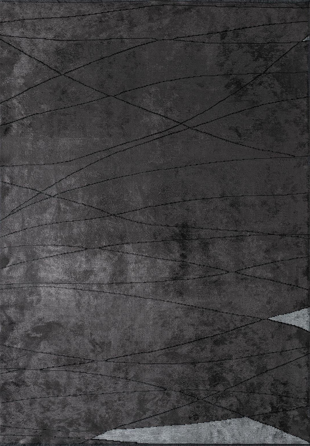 Greenwich Black - Charcoal Rug Rugs - Venetto Design Venettodesign.com