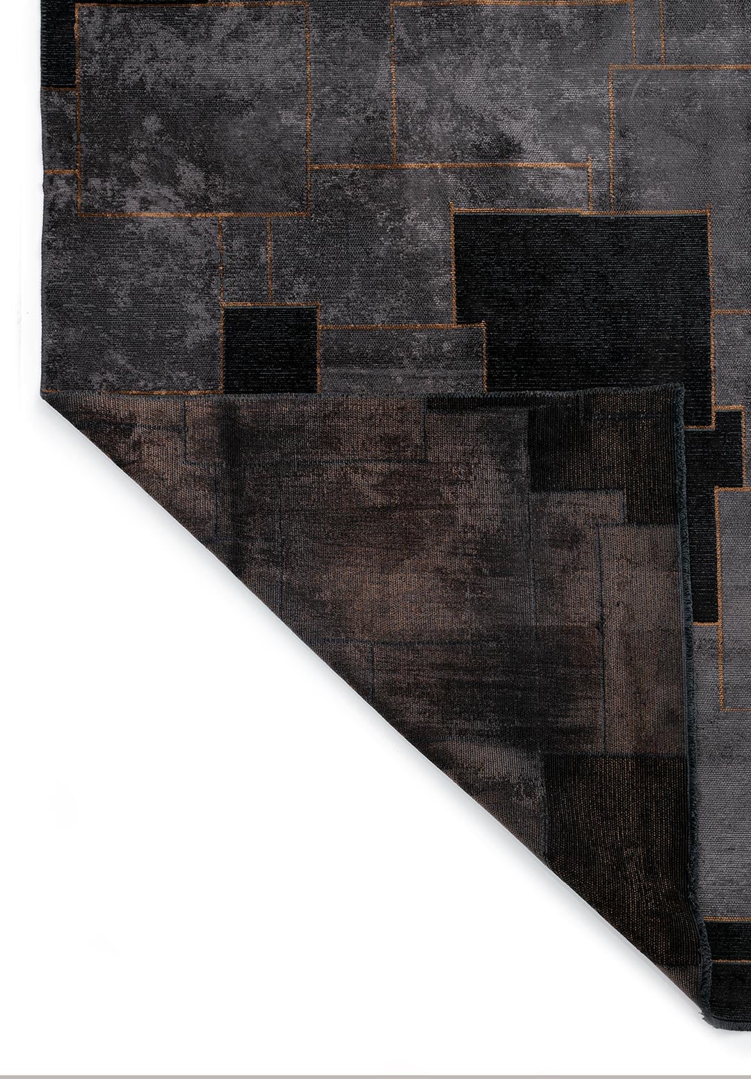 Lisbon Black - Charcoal Rug Rugs - Venetto Design Venettodesign.com