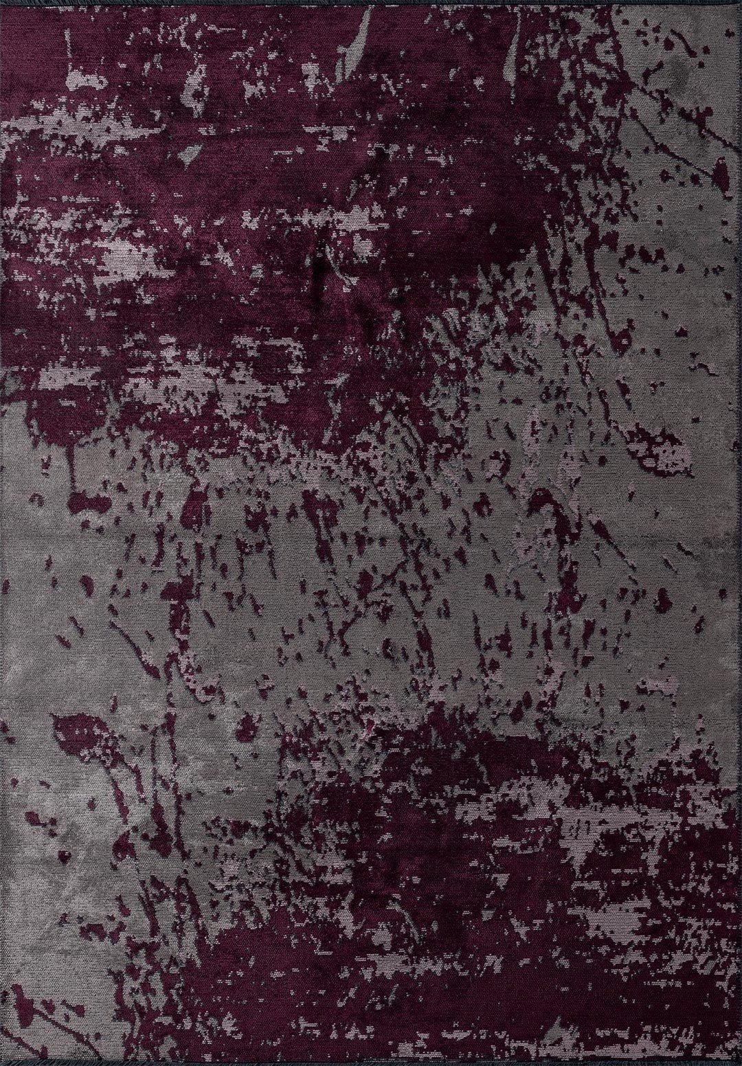 Mallorca Dark Damson - Dark Grey Rug Rugs - Venetto Design Venettodesign.com