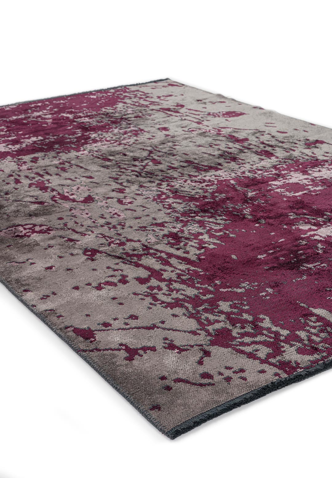 Mallorca Dark Damson - Dark Grey Rug Rugs - Venetto Design Venettodesign.com