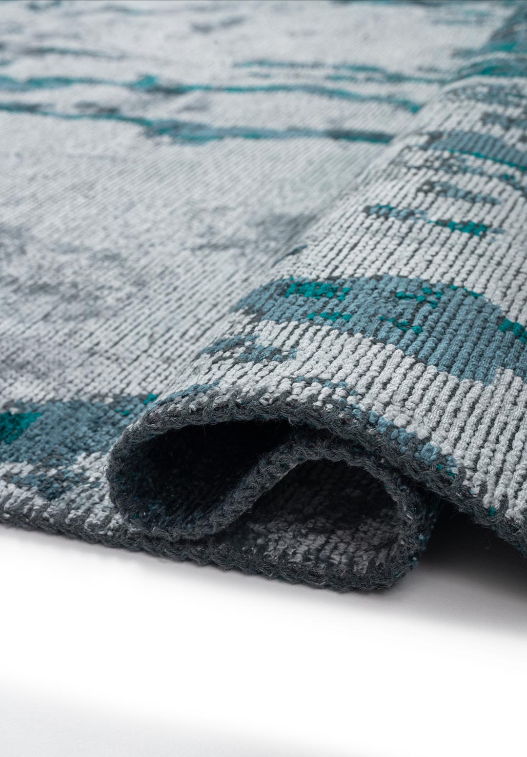 Athens Ice Blue - Petrol Rug Rugs - Venetto Design Venettodesign.com