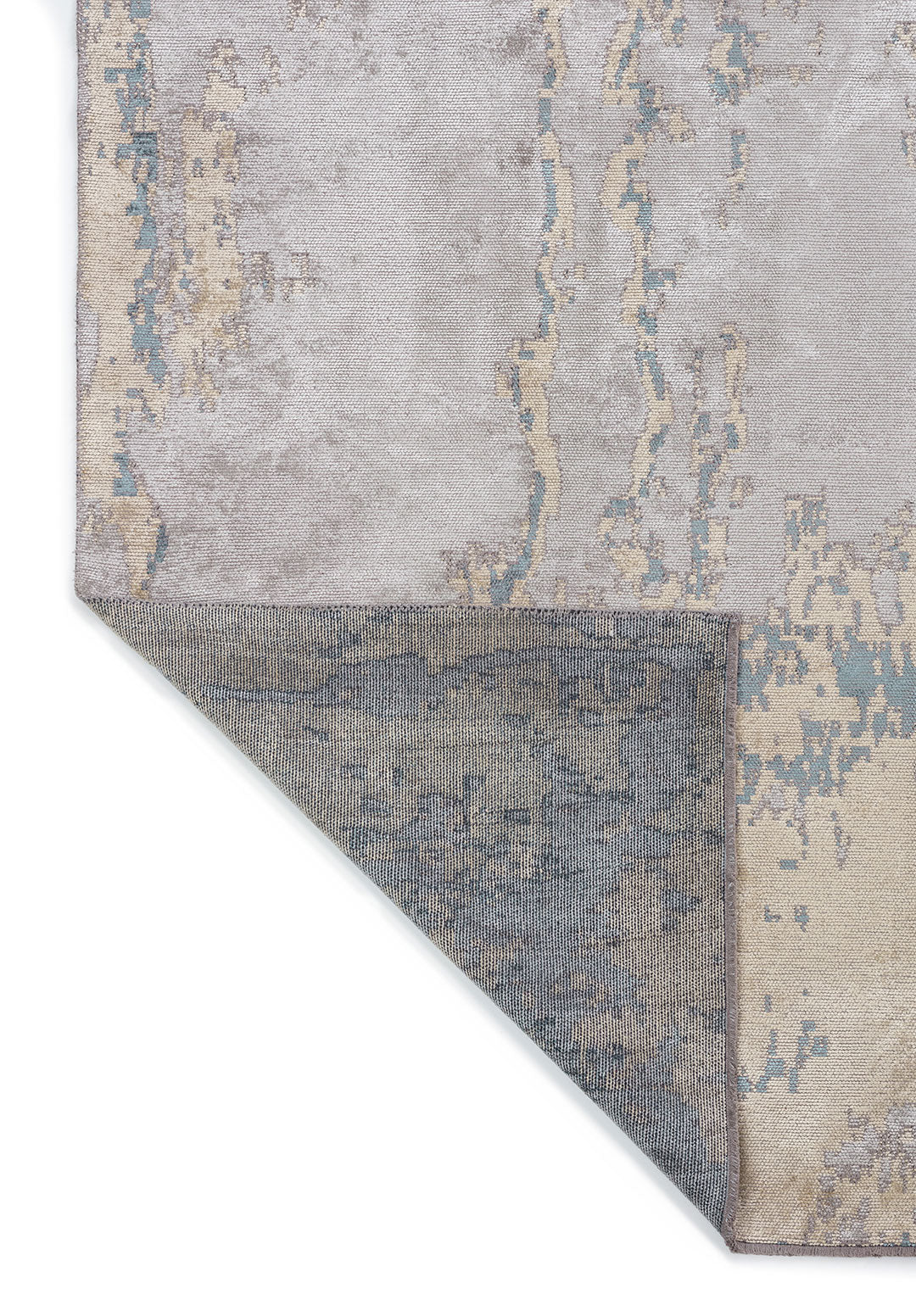 Athens Light Grey - Blue Rug