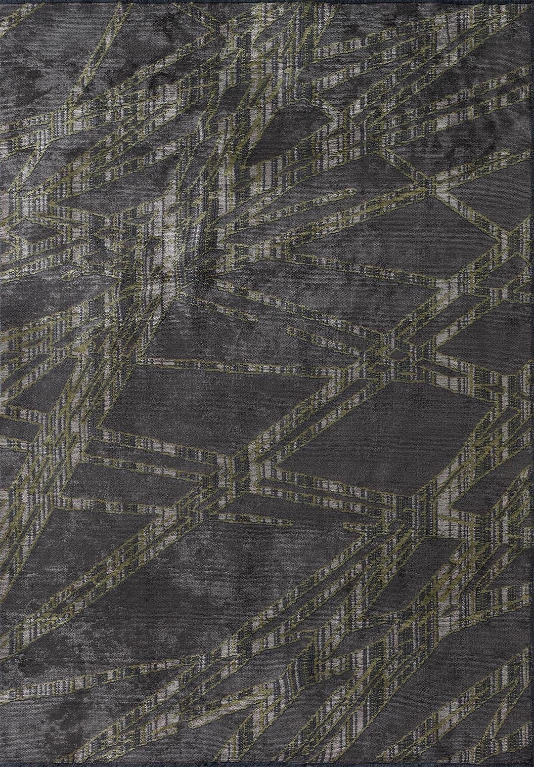 Grenoble Green - Charcoal Rug Rugs - Venetto Design Venettodesign.com