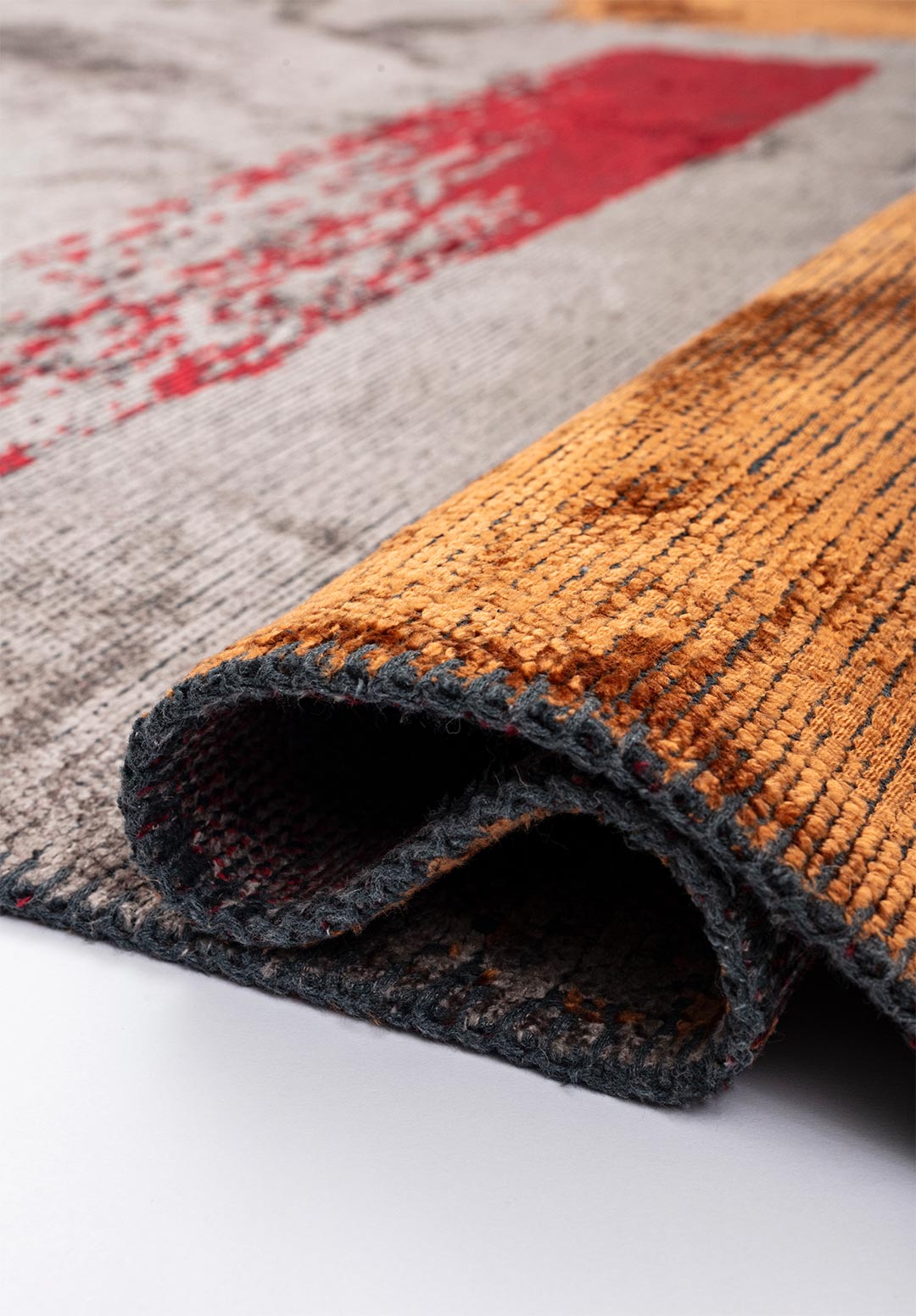 Malaga Terra - Dark Grey Rug Rugs - Venetto Design Venettodesign.com