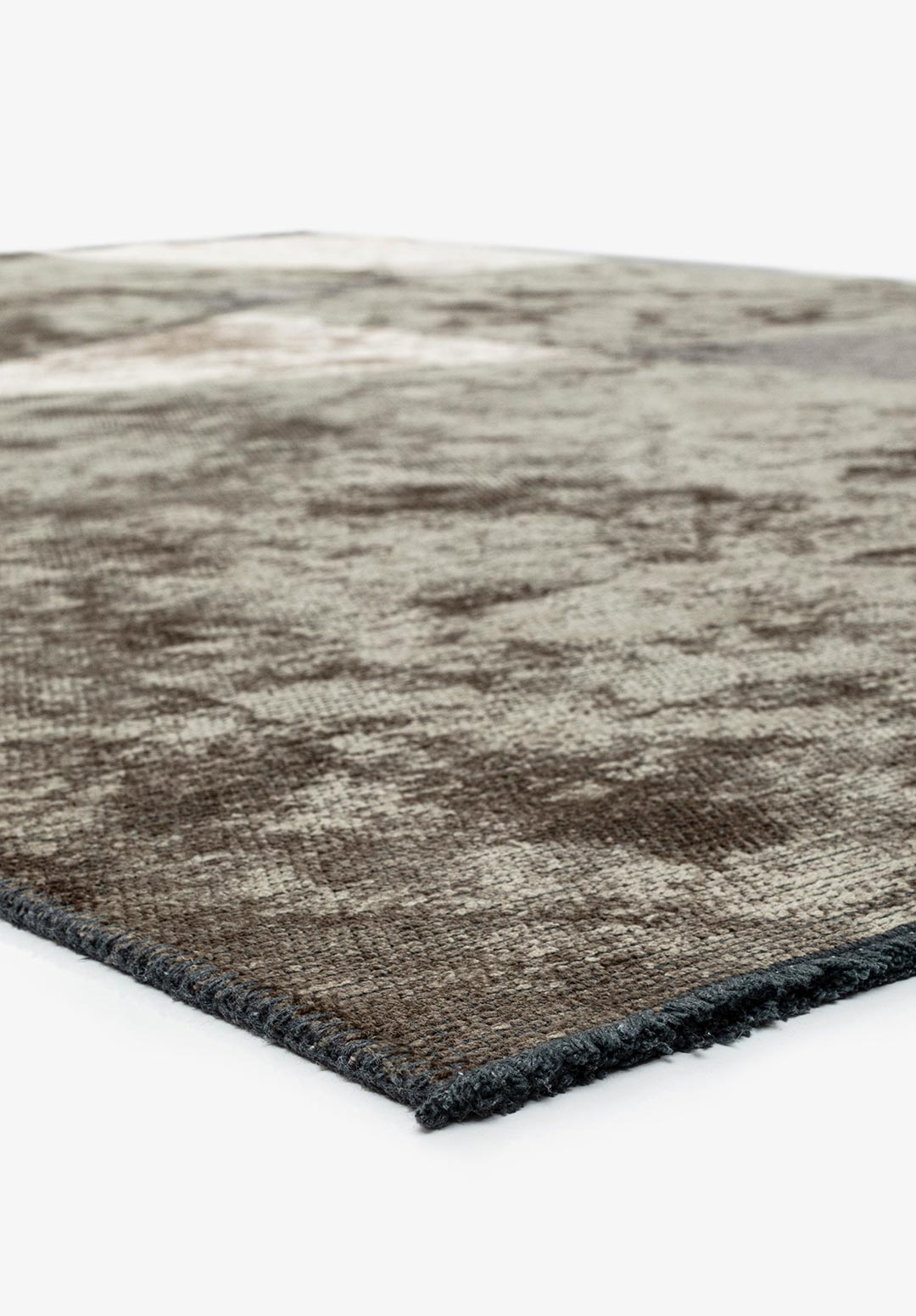 Salzburg Anthracite - Khaki Rug Rugs - Venetto Design Venettodesign.com