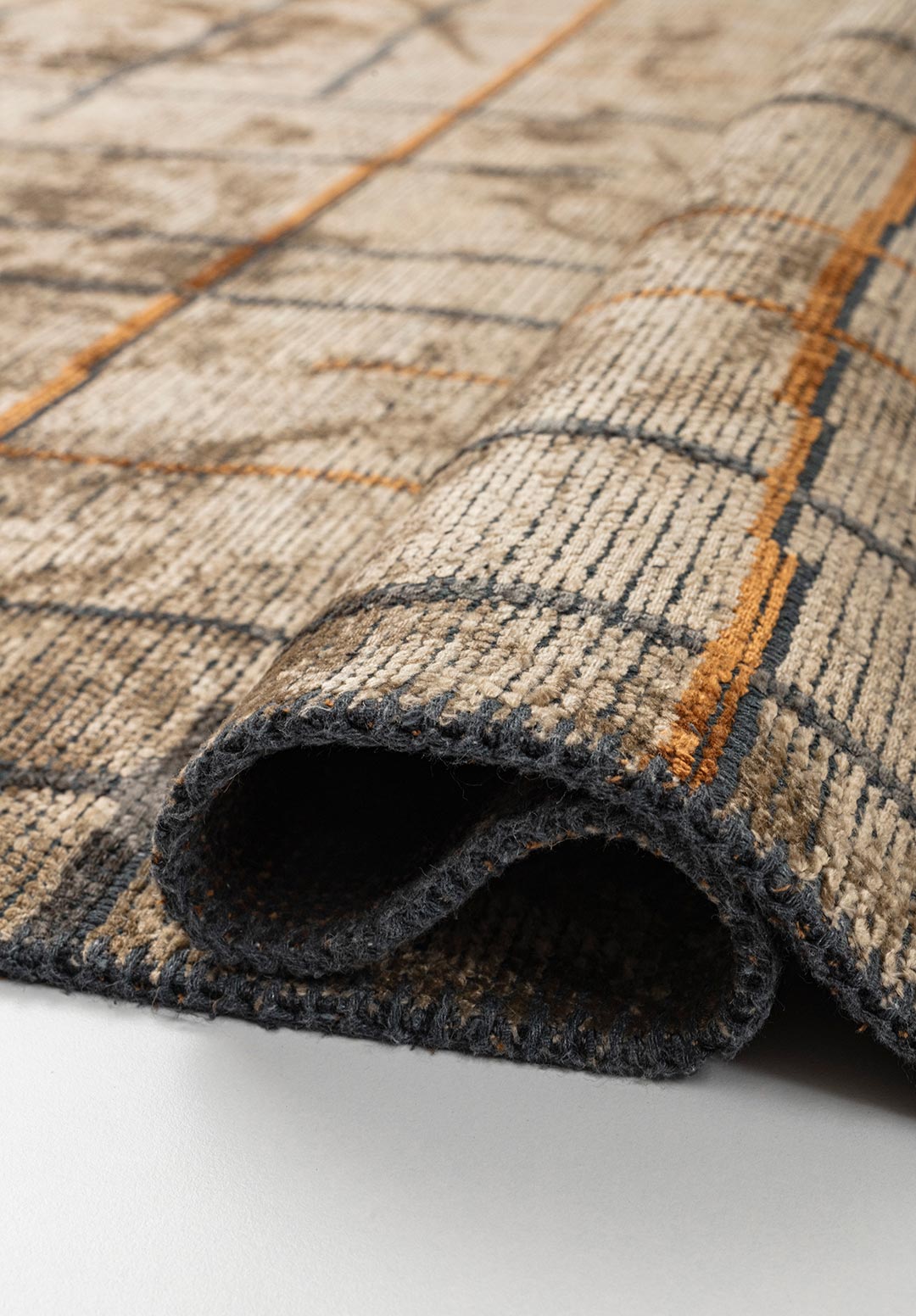Brooklyn Terra - Dark Beige Rug Rugs - Venetto Design Venettodesign.com
