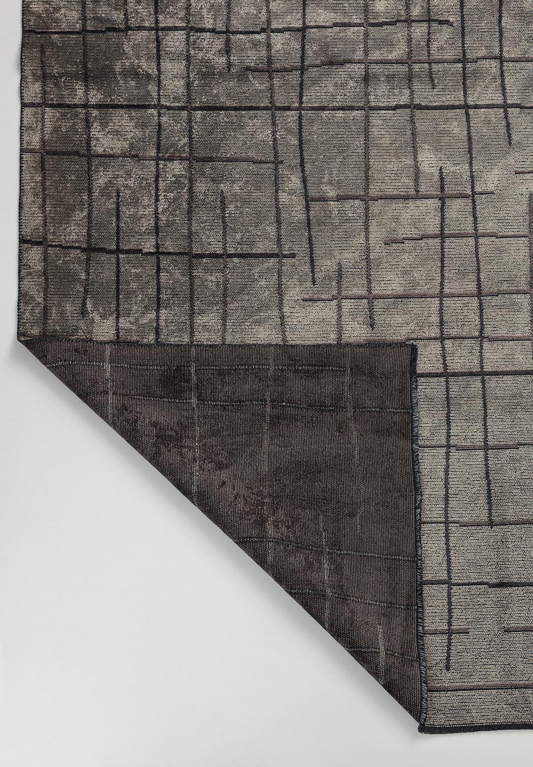 Brooklyn Charcoal - Cream Rug Rugs - Venetto Design Venettodesign.com