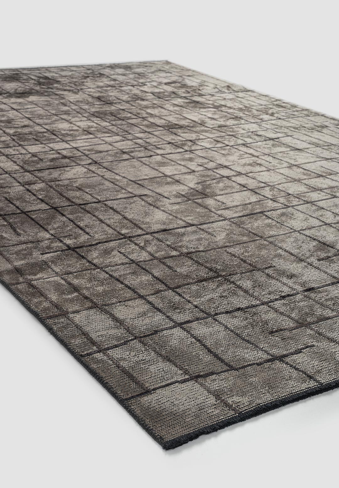 Brooklyn Charcoal - Cream Rug Rugs - Venetto Design Venettodesign.com