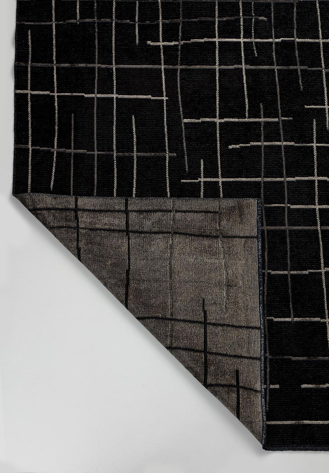 Brooklyn Anthracite - Black Rug Rugs - Venetto Design Venettodesign.com