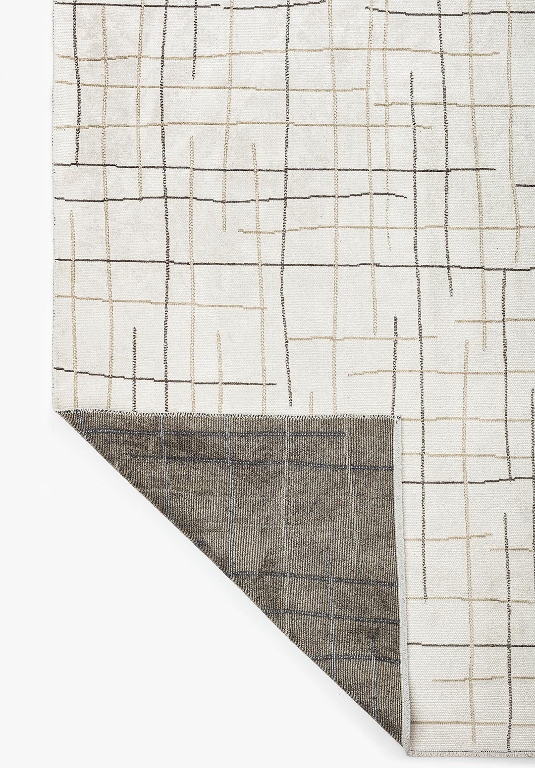 Brooklyn Anthracite - Beige Rug Rugs - Venetto Design Venettodesign.com