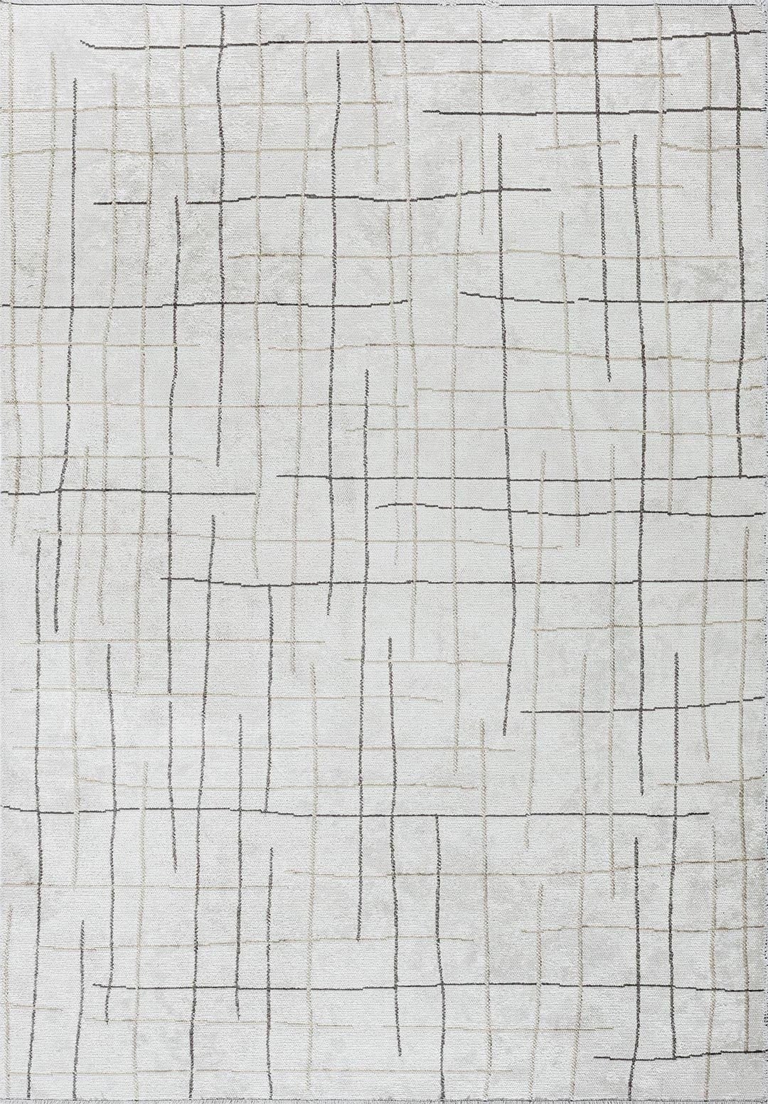Brooklyn Anthracite - Beige Rug Rugs - Venetto Design Venettodesign.com
