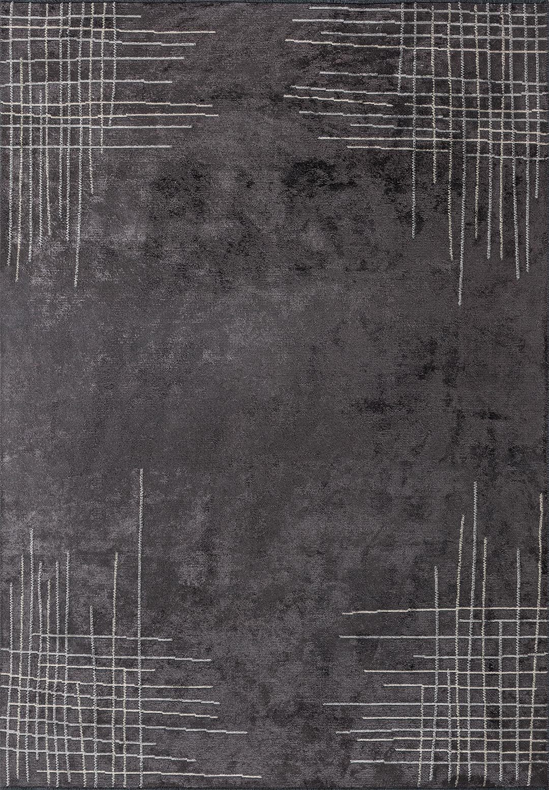 Manhattan Charcoal - Beige Rug Rugs - Venetto Design Venettodesign.com