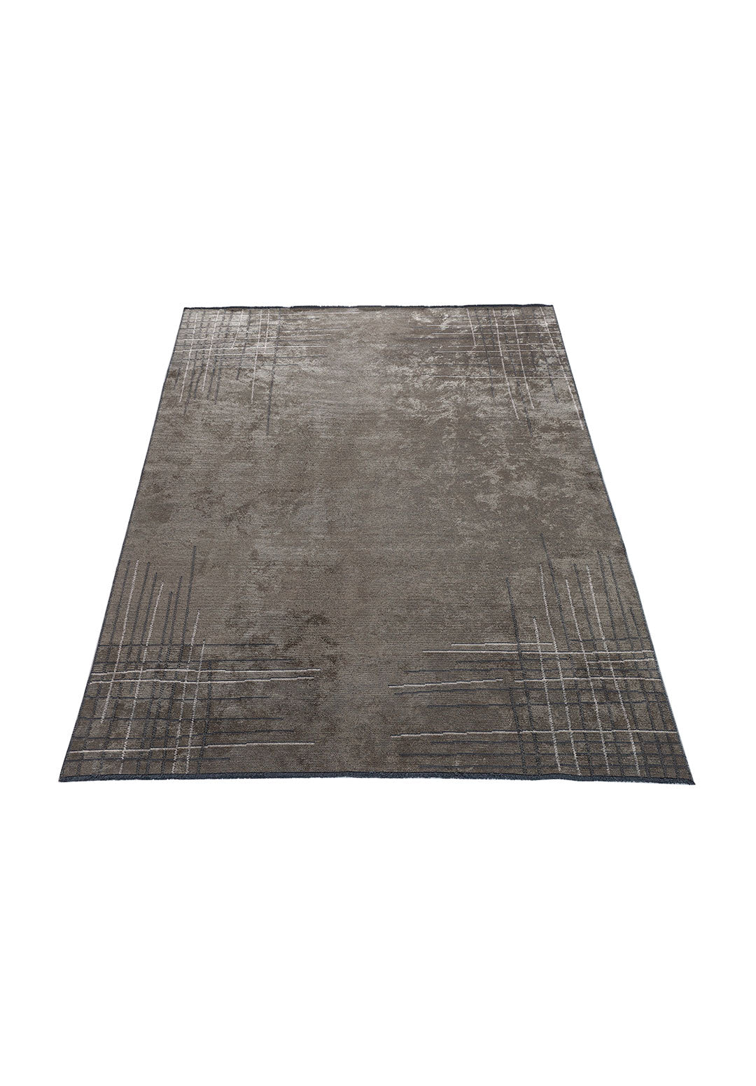 Manhattan Khaki - Anthracite Rug Rugs - Venetto Design Venettodesign.com