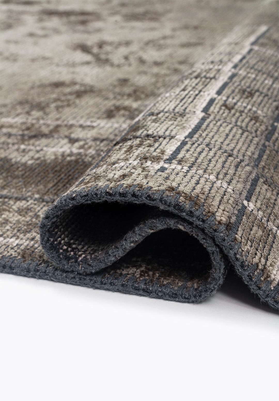 Manhattan Khaki - Anthracite Rug Rugs - Venetto Design Venettodesign.com