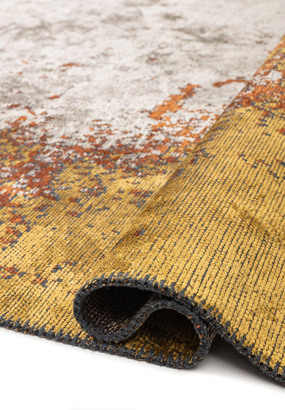 Oslo Mustard - Cream Rug Rugs - Venetto Design Venettodesign.com