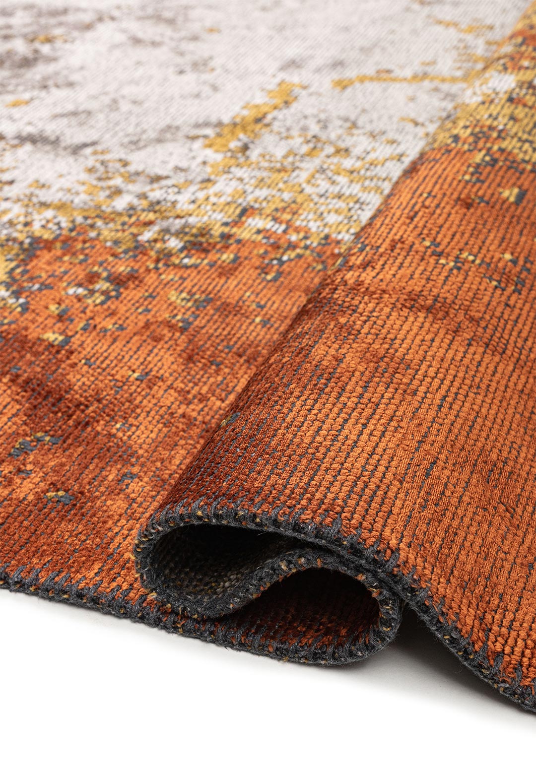 Oslo Rust - Cream Rug Rugs - Venetto Design Venettodesign.com