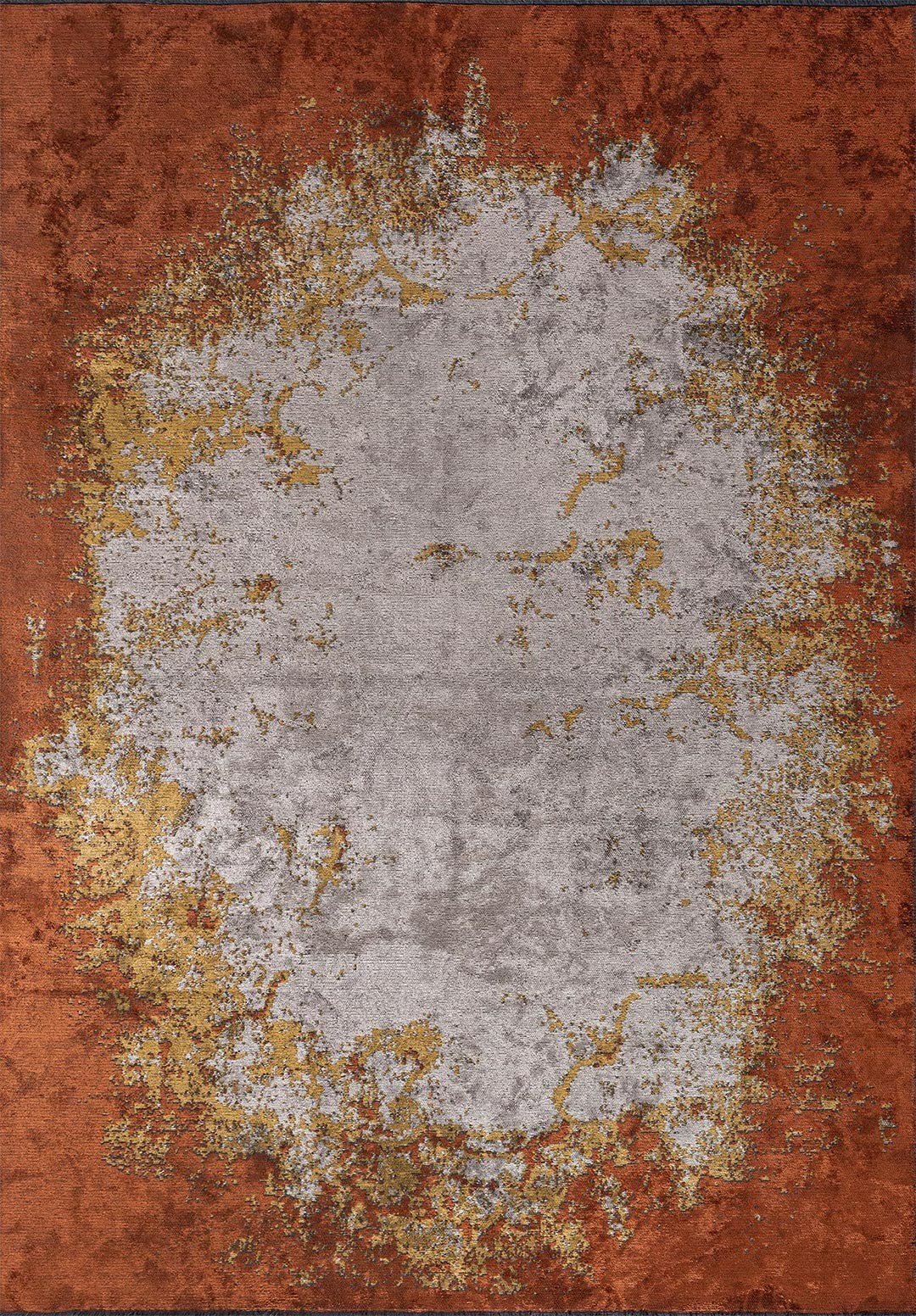 Oslo Rust - Cream Rug Rugs - Venetto Design Venettodesign.com