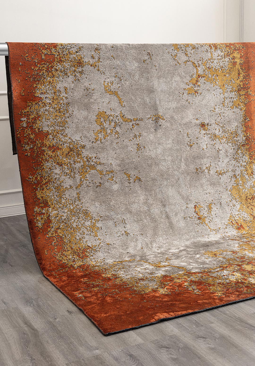 Oslo Rust - Cream Rug Rugs - Venetto Design Venettodesign.com