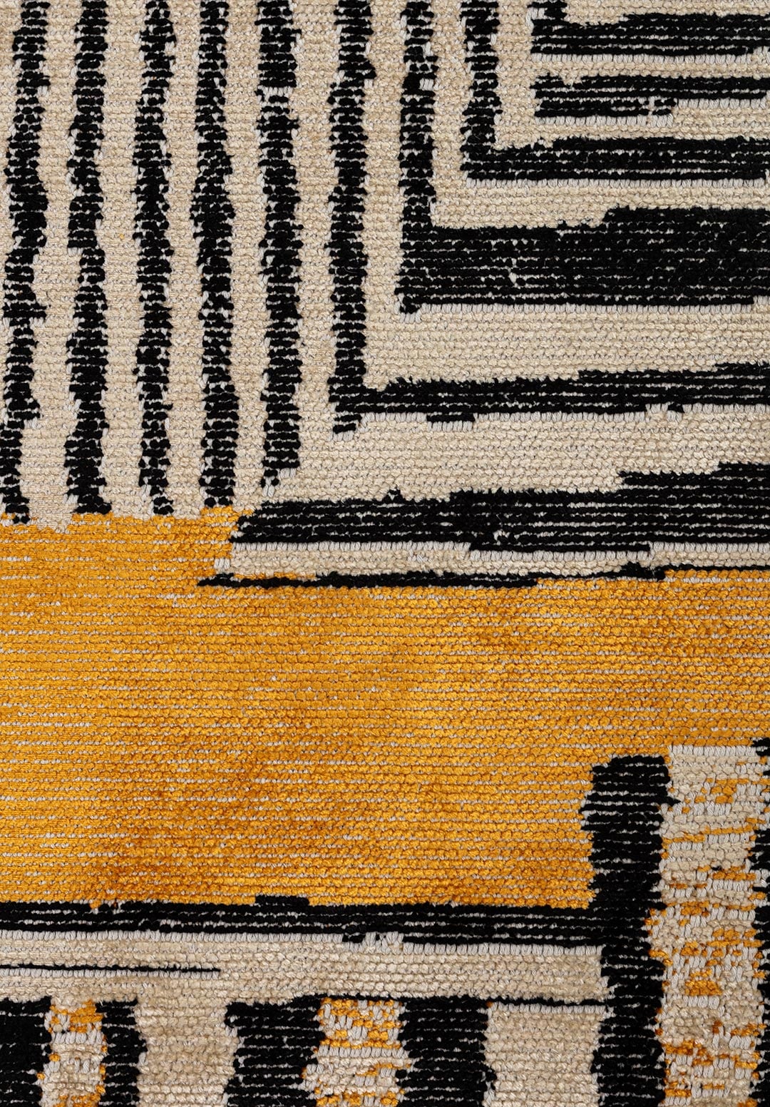 Oxford Black - Cream Rug Rugs - Venetto Design Venettodesign.com