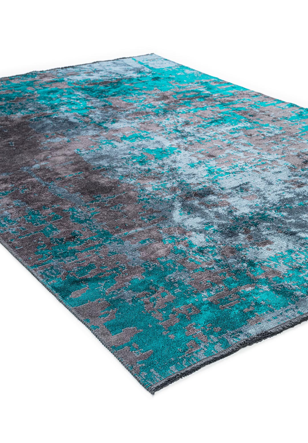 Corfu Dark Turquoise - Petrol Rug Rugs - Venetto Design Venettodesign.com
