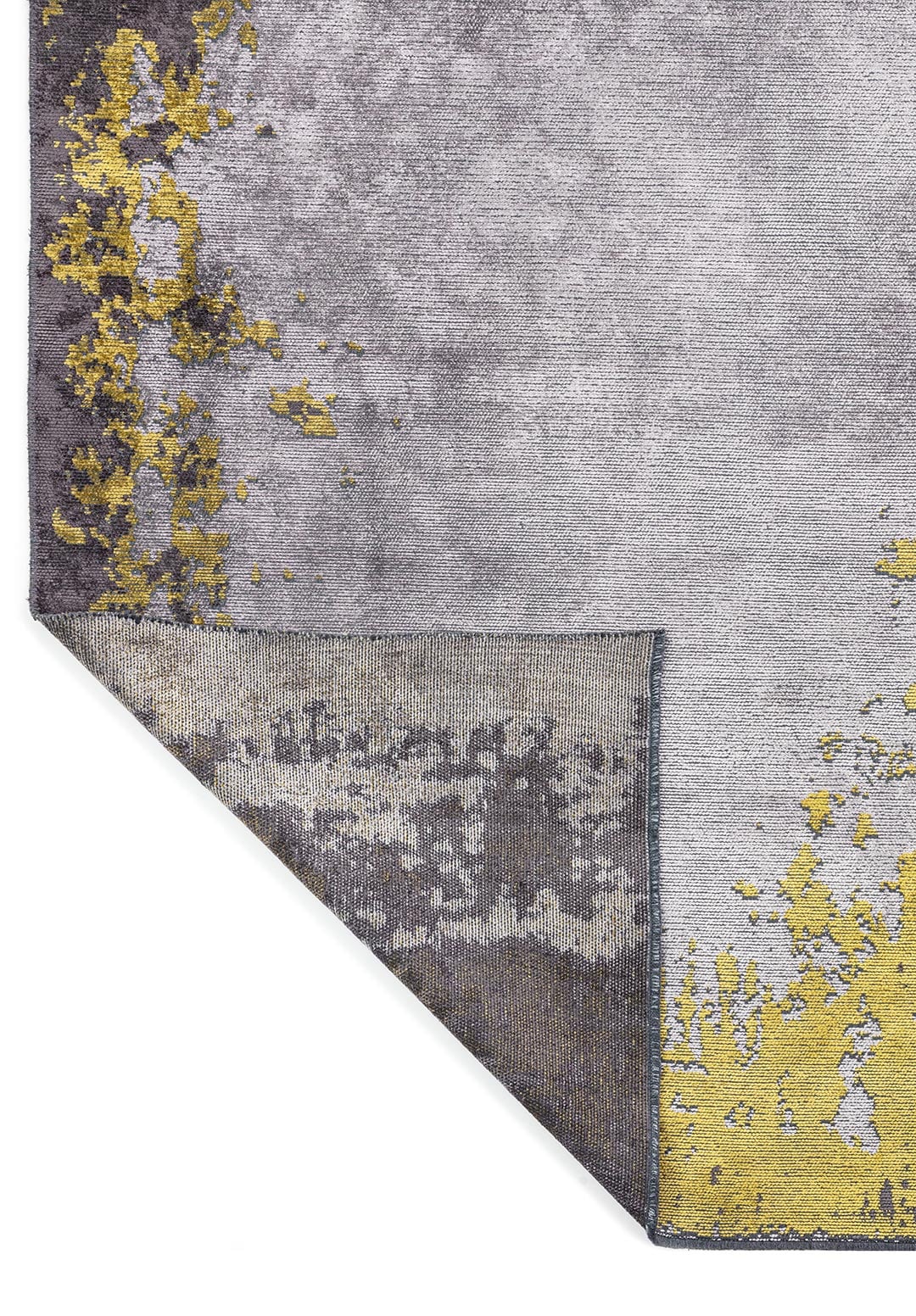 Stockholm Yellow - Light Grey Rug Rugs - Venetto Design Venettodesign.com