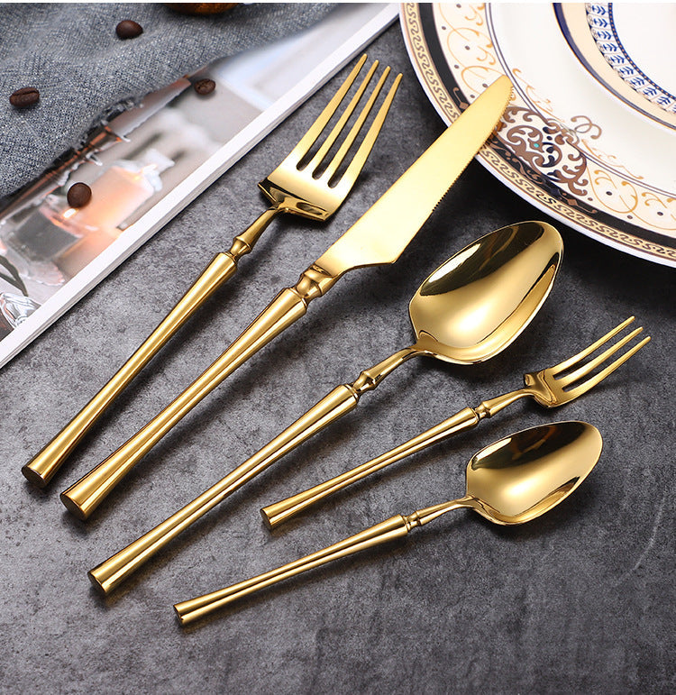 Serena Cutlery Collection Cutlery - Venetto Design Shine Gold / 30 Pieces Set Venettodesign.com