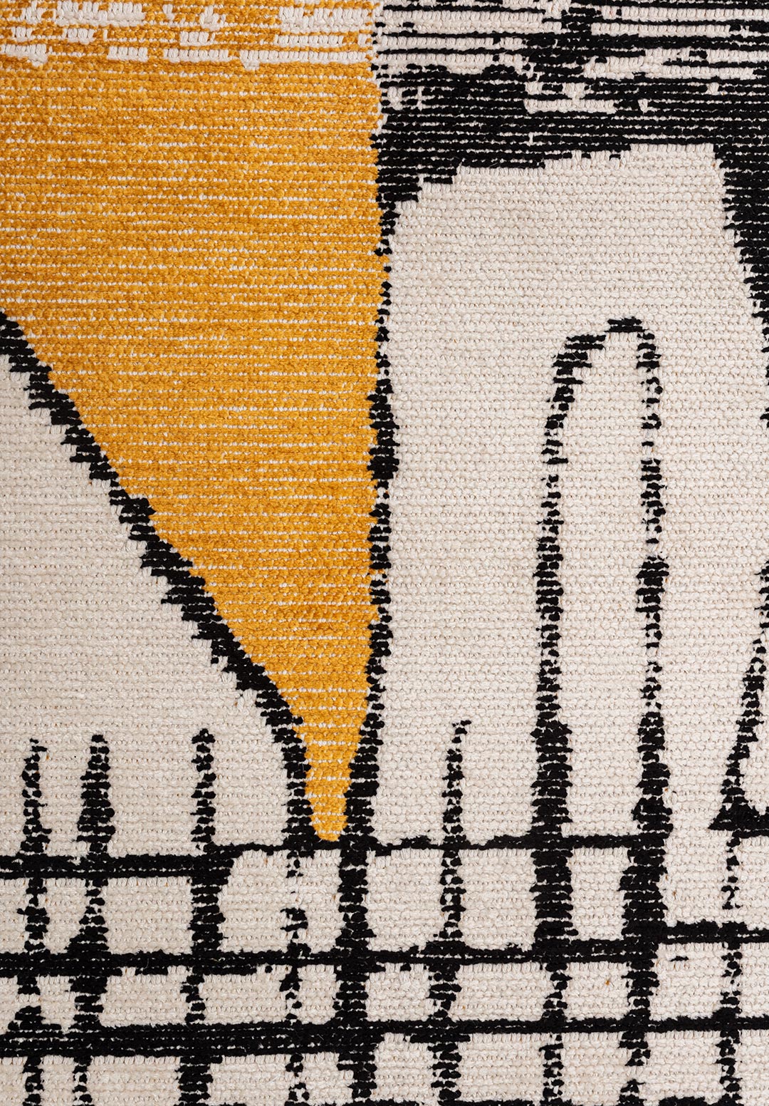 Edinburgh Black - Ecru Rug Rugs - Venetto Design Venettodesign.com