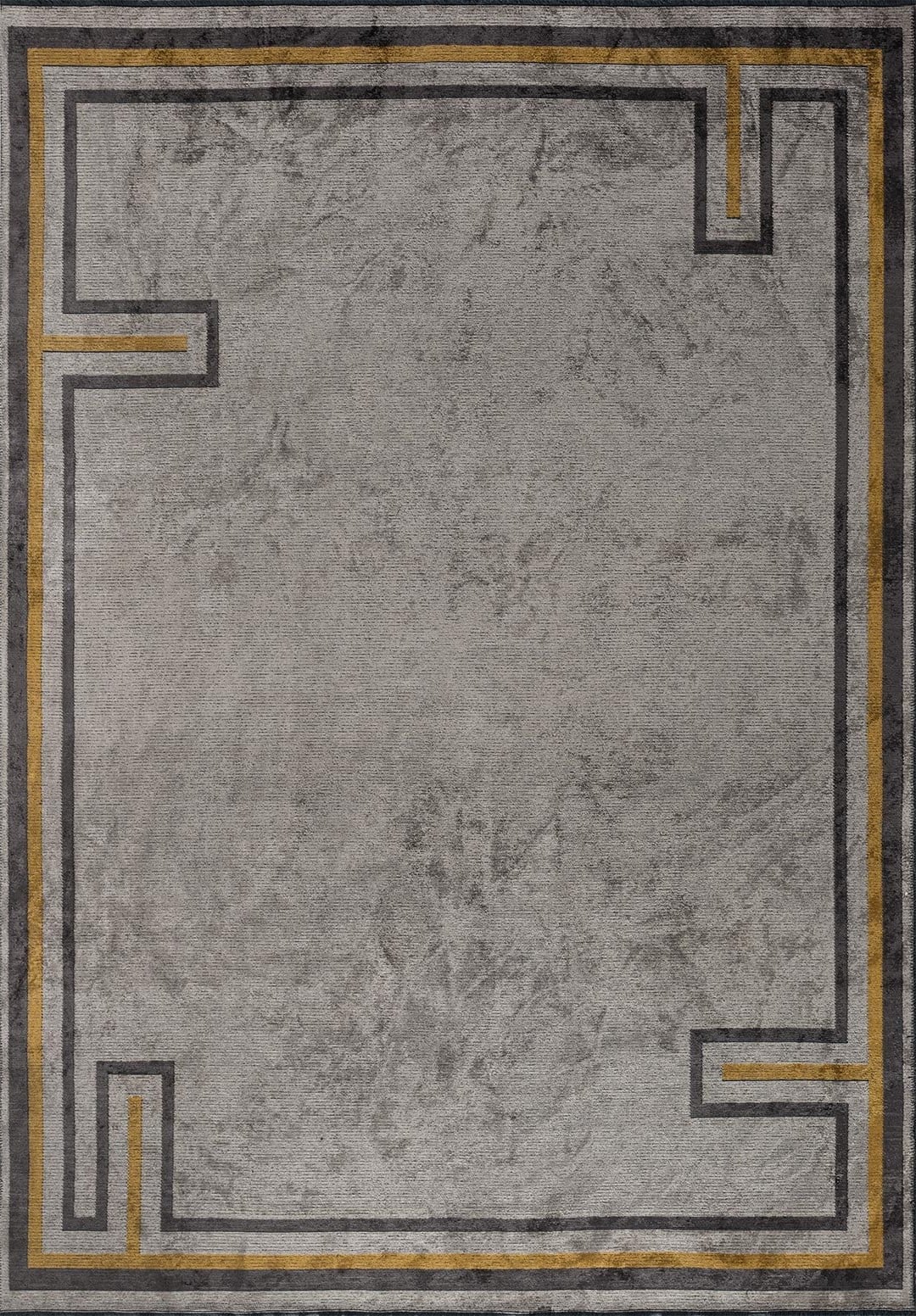 Dresden Charcoal - Beige Rug Rugs - Venetto Design Venettodesign.com
