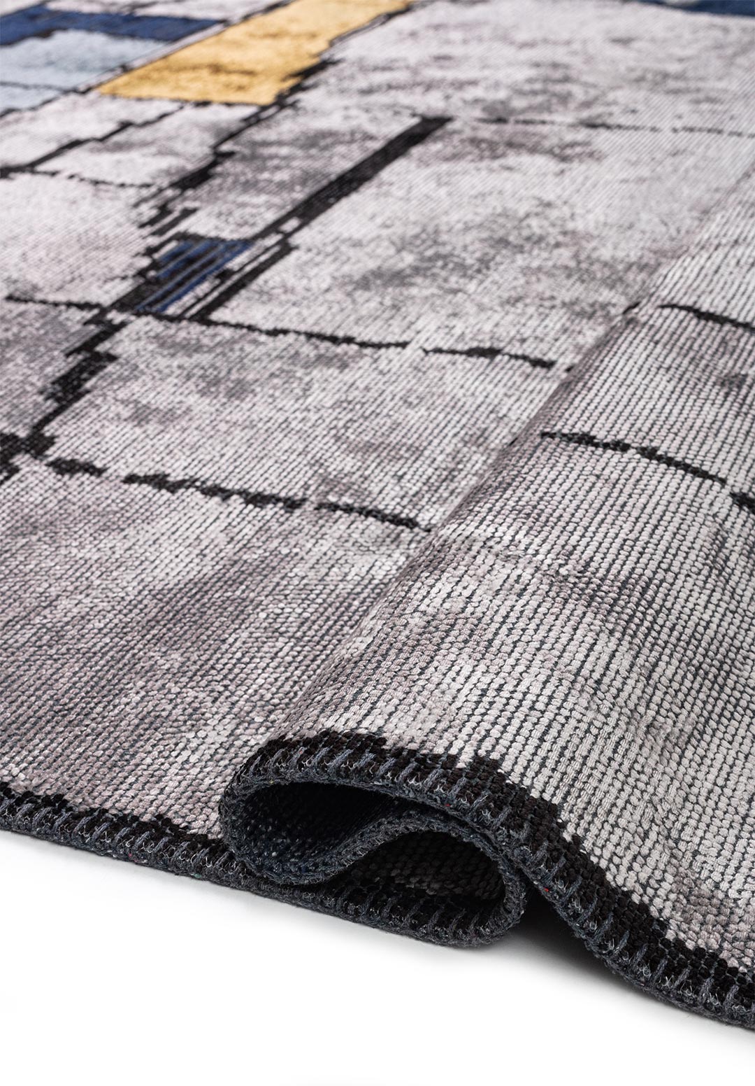 Bristol Red - Light Grey Rug Rugs - Venetto Design Venettodesign.com