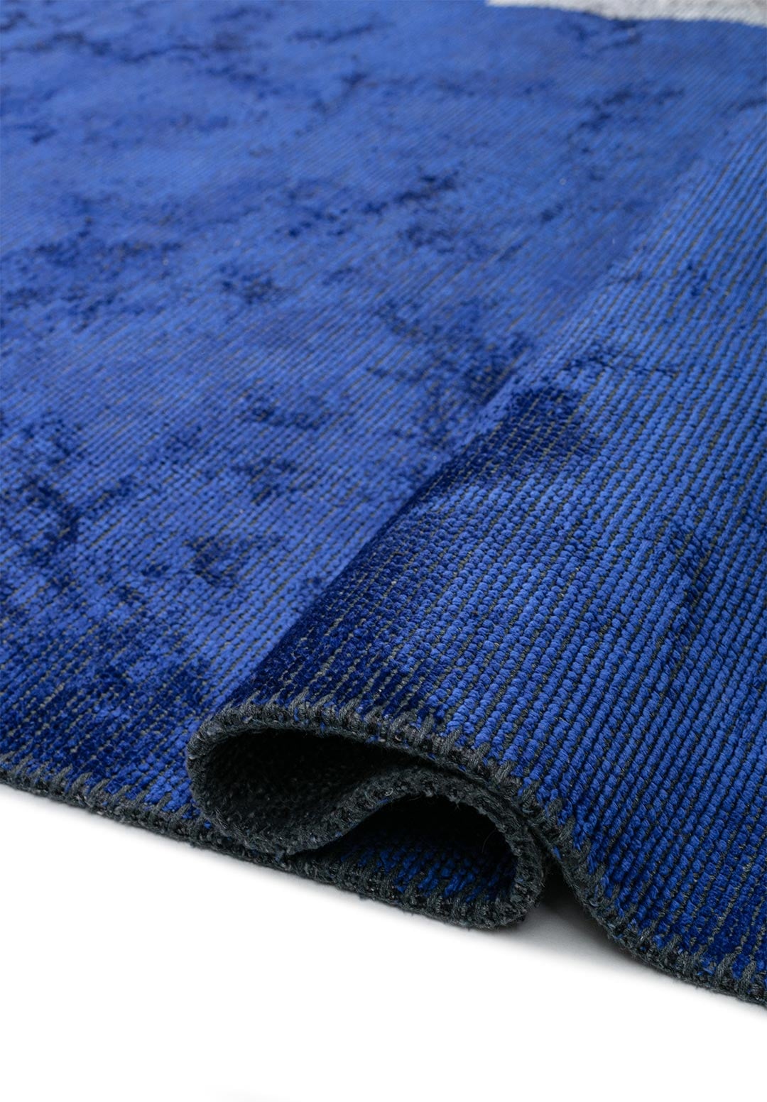 Los Angeles Light Cream - Navy Blue Rug Rugs - Venetto Design Venettodesign.com