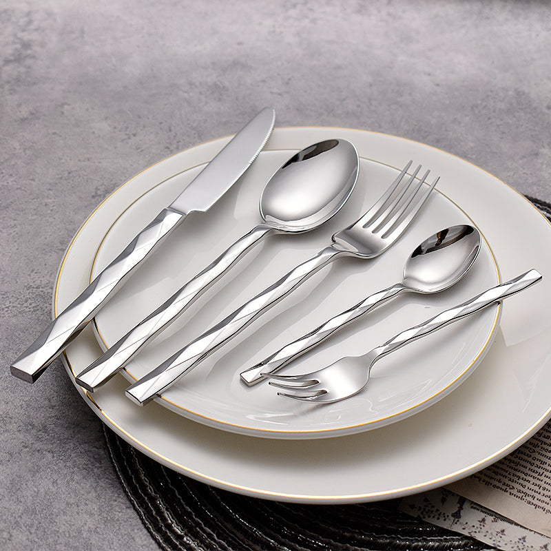 Svelte Silver Luxury Cutlery Set