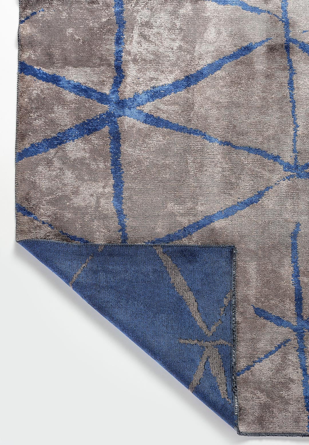 Palermo Navy Blue - Dark Grey Rug Rugs - Venetto Design Venettodesign.com
