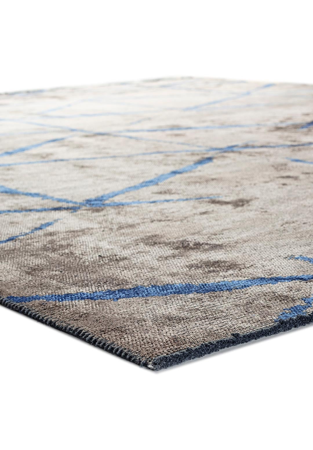 Palermo Navy Blue - Dark Grey Rug Rugs - Venetto Design Venettodesign.com