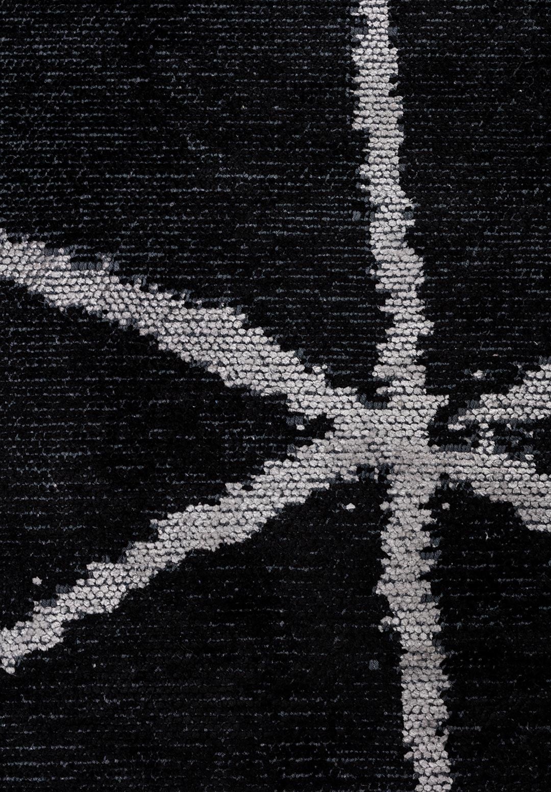 Palermo Light Grey - Black Rug Rugs - Venetto Design Venettodesign.com