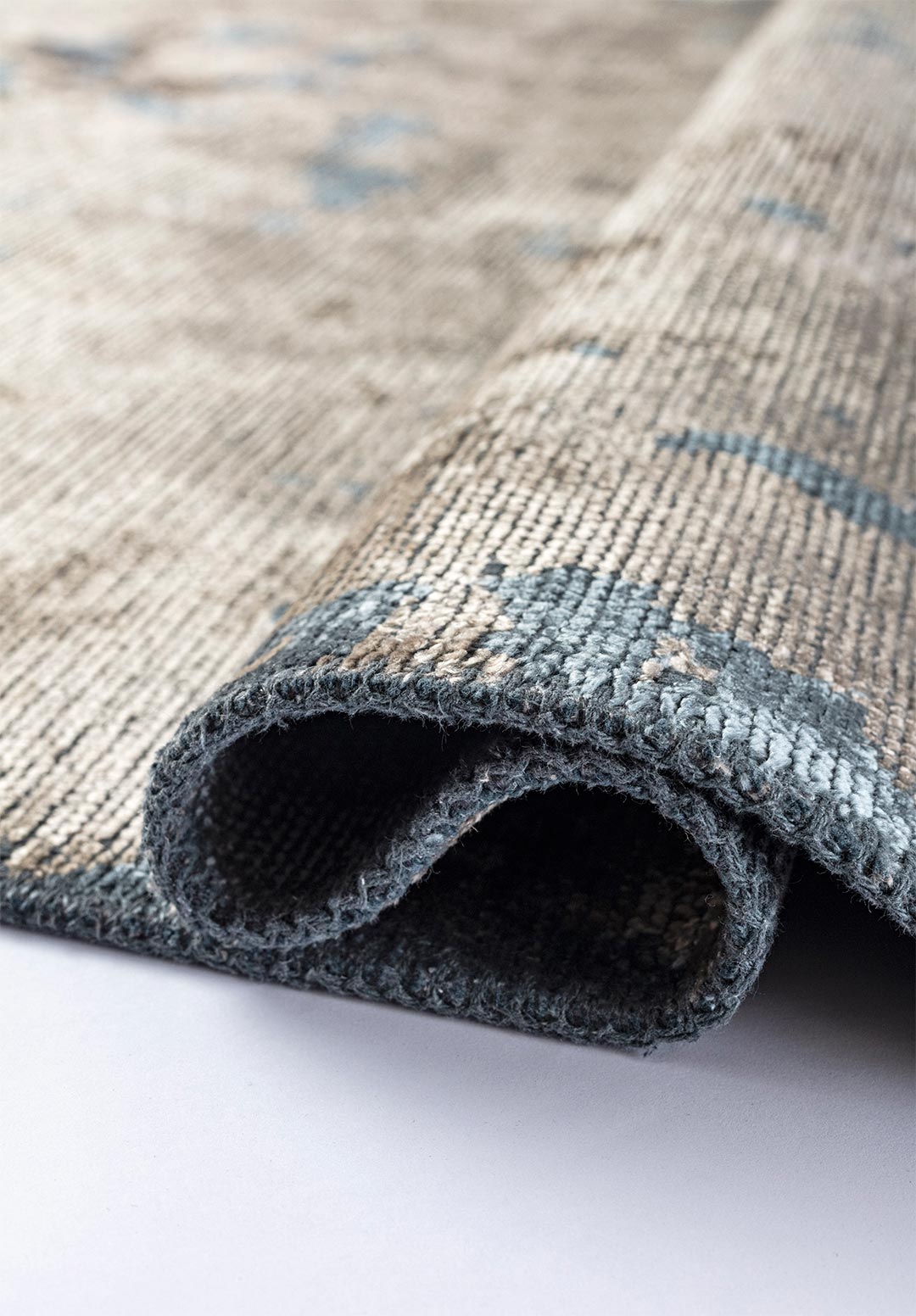 Verona Blue - Beige Rug Rugs - Venetto Design Venettodesign.com