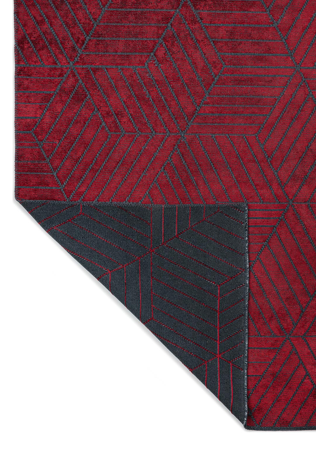 Bergamo Red Rug Rugs - Venetto Design Venettodesign.com
