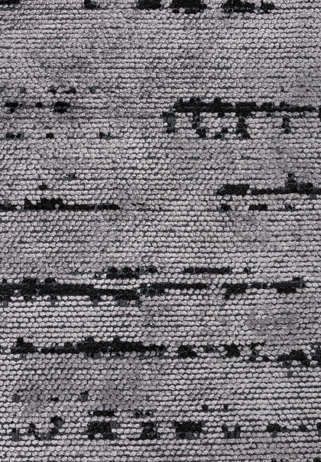 Como Light Grey - Black Rug Rugs - Venetto Design Venettodesign.com