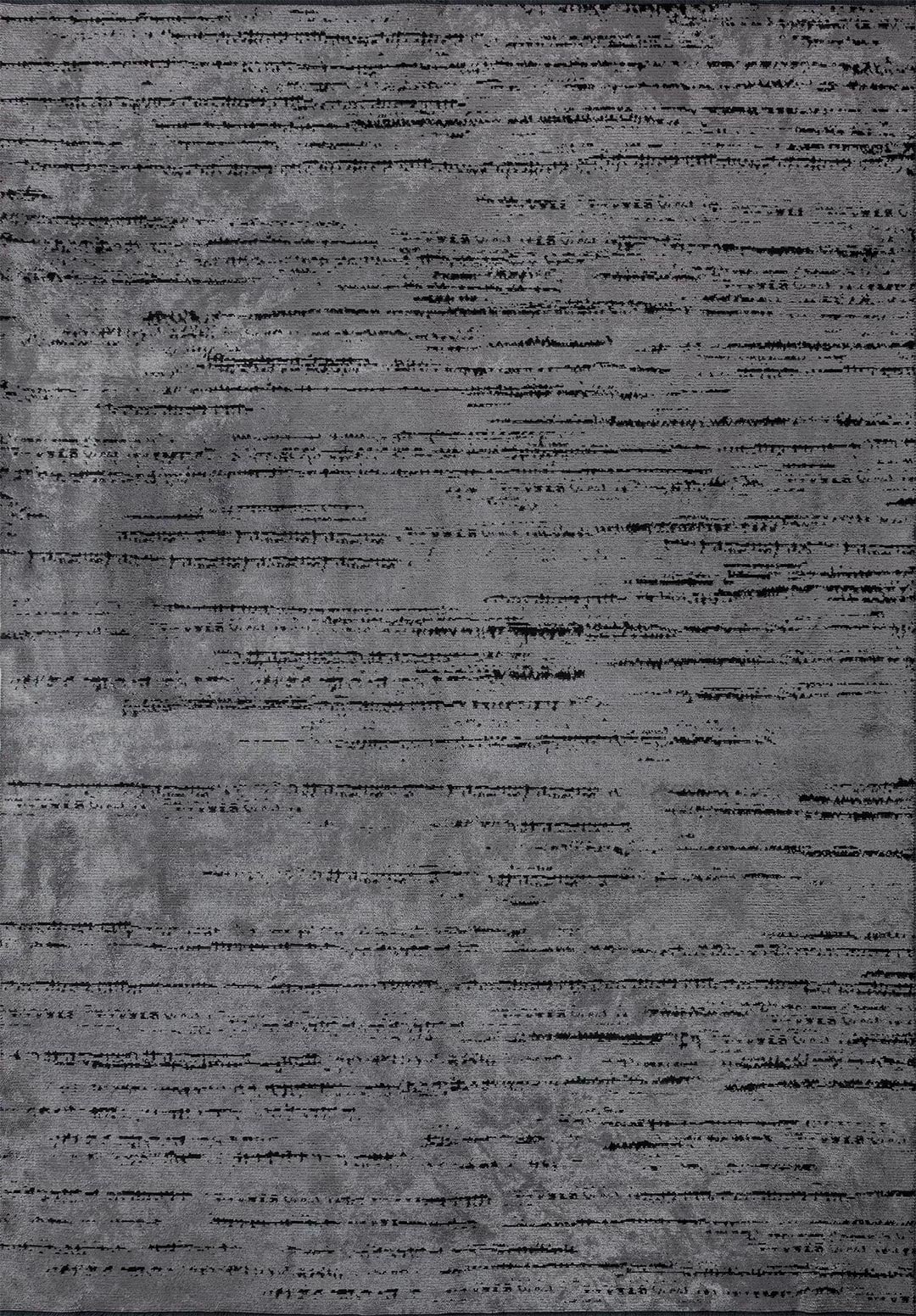 Como Light Grey - Black Rug Rugs - Venetto Design Venettodesign.com