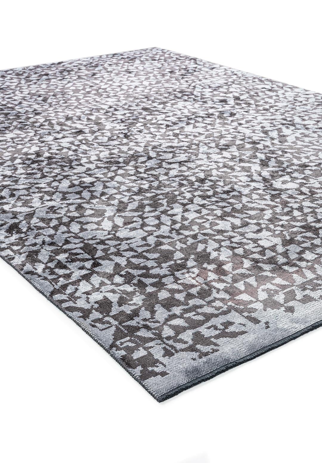 Bologna Charcoal - Ice Blue Rug