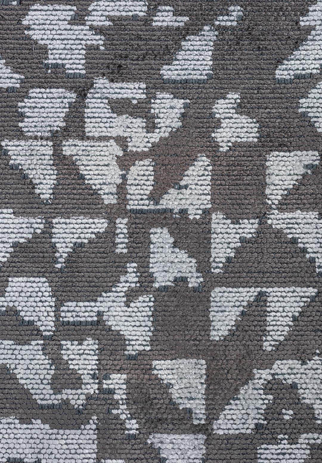 Bologna Charcoal - Ice Blue Rug
