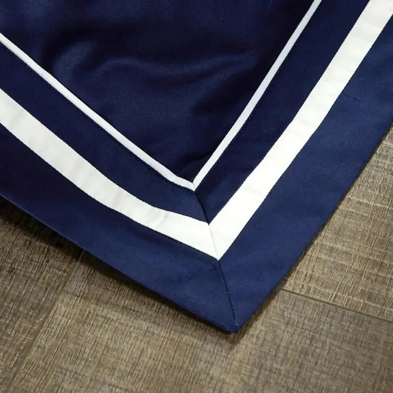 Ona Blue Luxury Egyptian Cotton Bedding Set