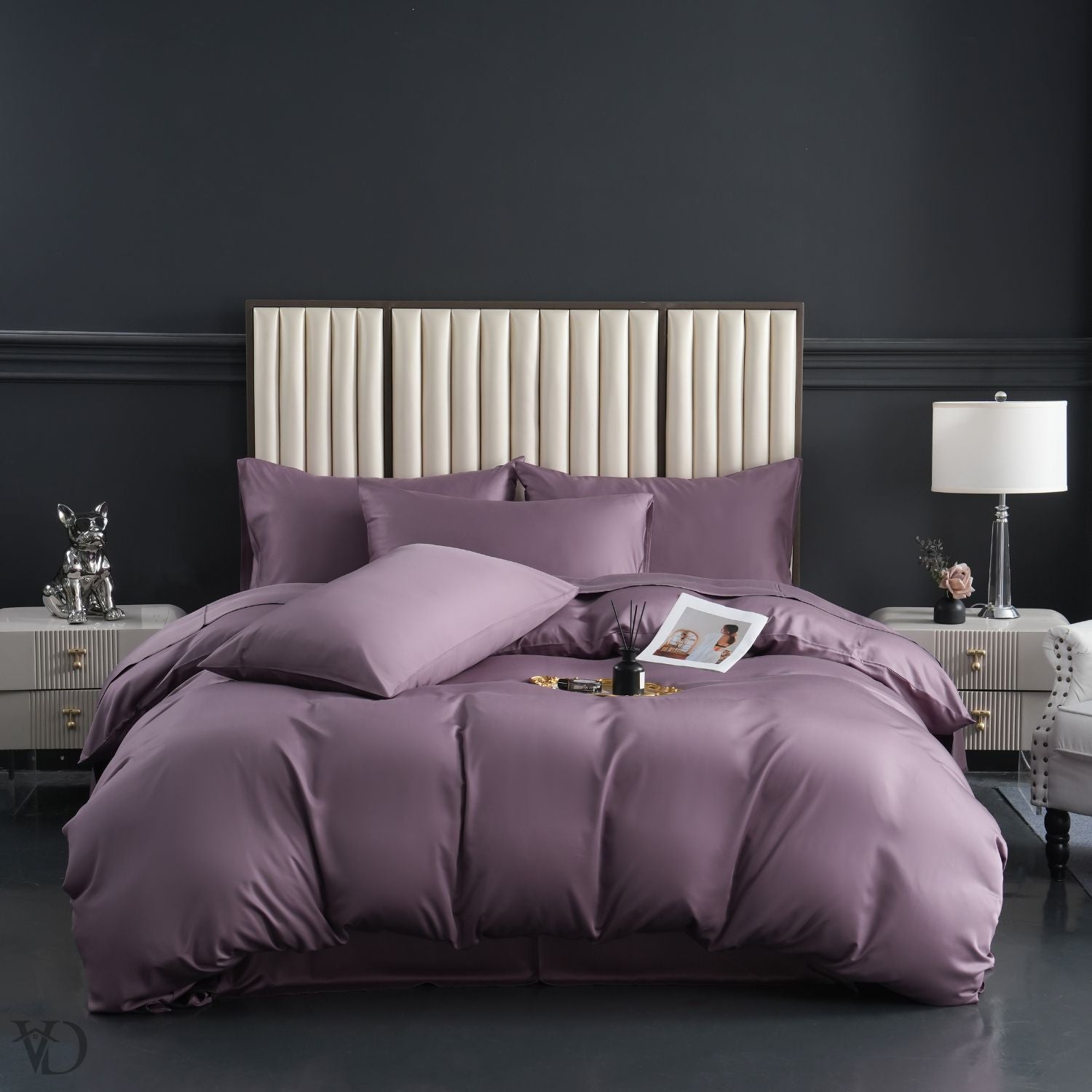 Green Dream Purple Luxury Bamboo Bedding Set