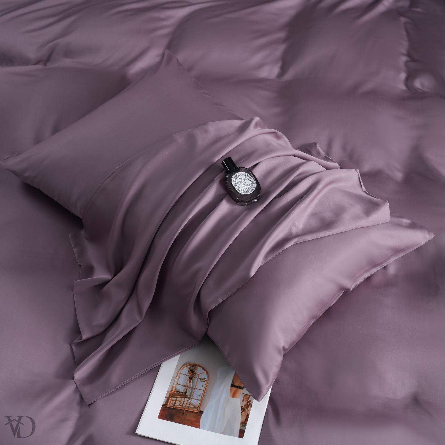 Green Dream Purple Luxury Bamboo Bedding Set