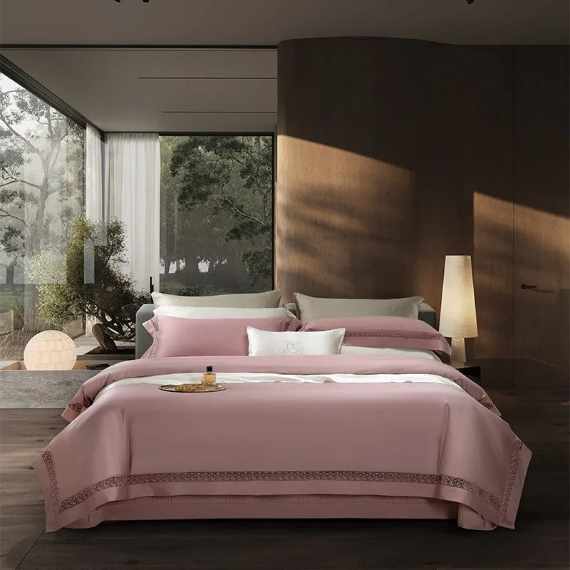 Elysium Rose Egyptian Cotton Bedding Set