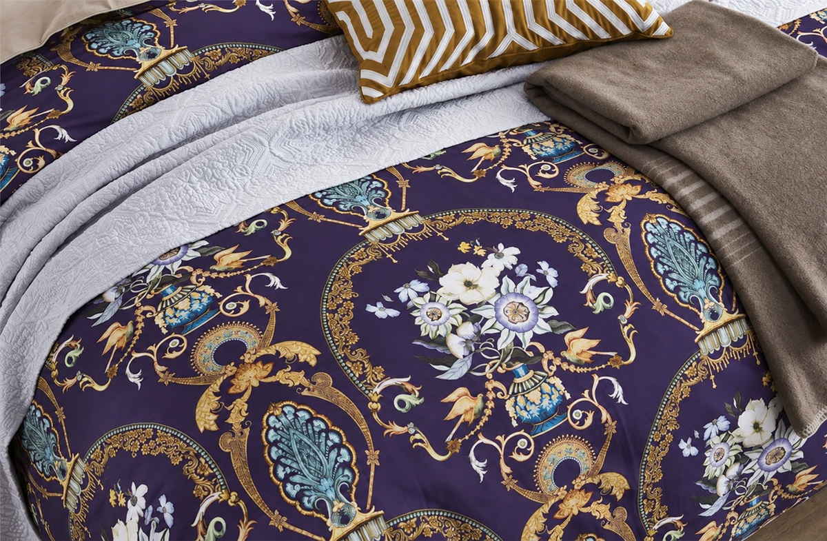 Anita Ornamental Ultra Soft Egyptian Cotton Bedding Set