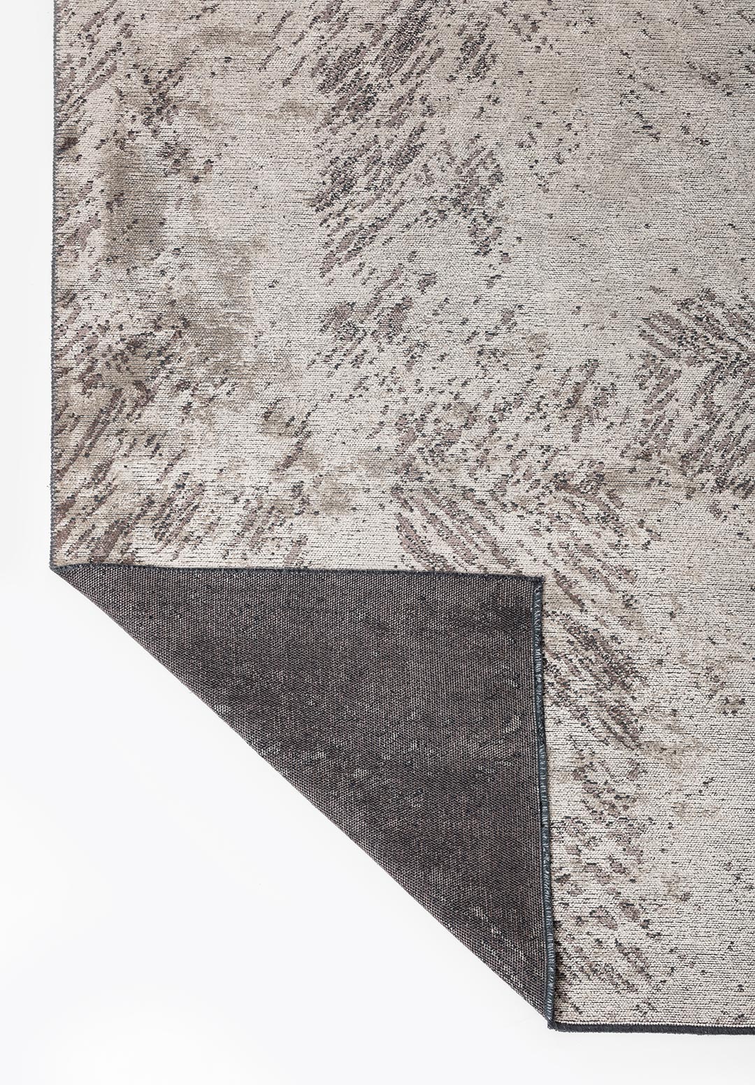 Rustic Cream - Dark Grey Rug Rugs - Venetto Design Venettodesign.com