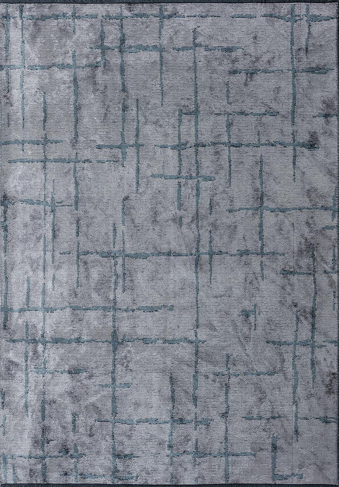 Mark Blue - Light Grey Rug Rugs - Venetto Design Venettodesign.com