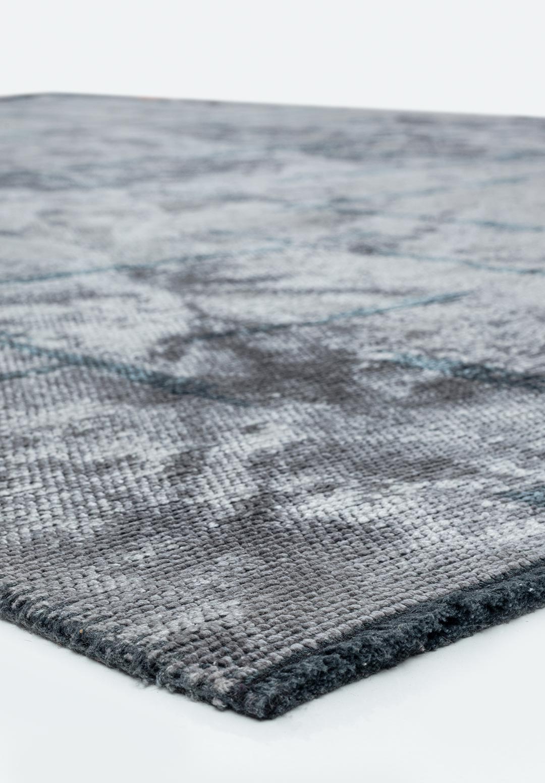 Mark Blue - Light Grey Rug Rugs - Venetto Design Venettodesign.com
