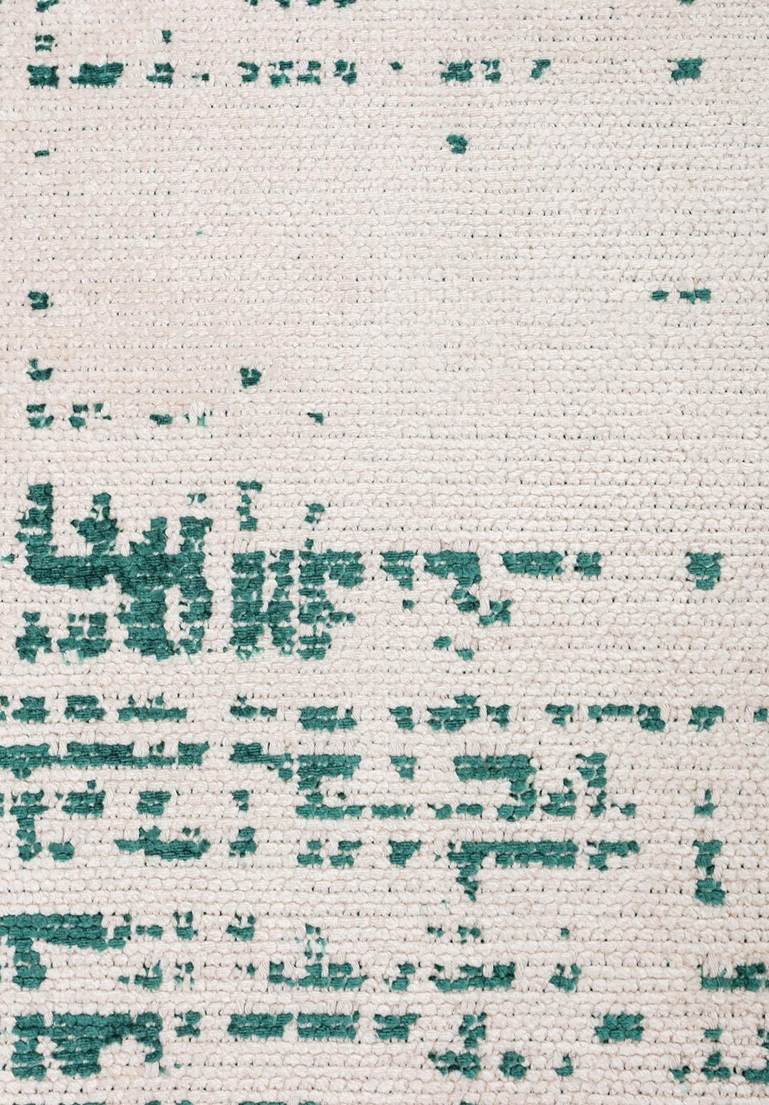 Space Ecru - Dark Green Rug Rugs - Venetto Design Venettodesign.com