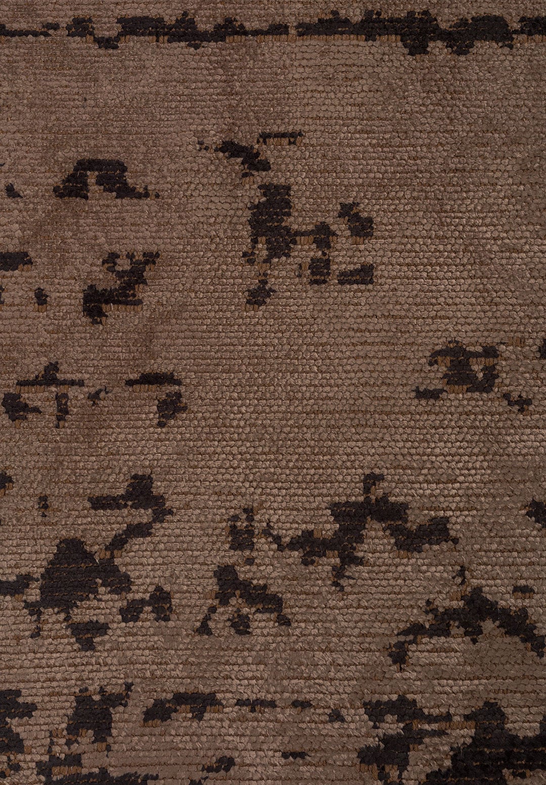 Barber Dark Mink - Black Rug Rugs - Venetto Design Venettodesign.com